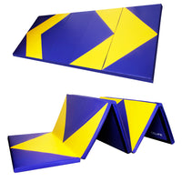 Gelb&Blau Weichbodenmatte Turnmatte Klappbar Gymnastikmatte 180x80x5/240x120x5 cm