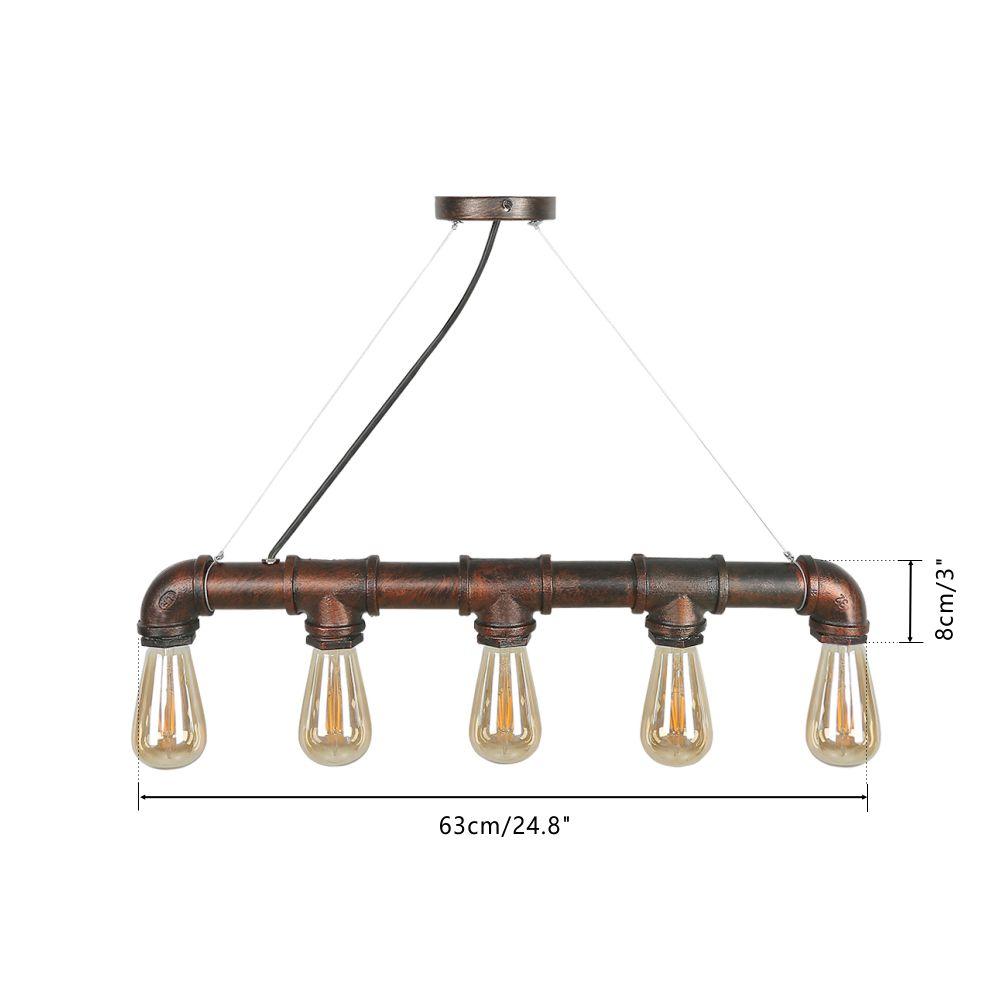 Hängelampe 5-wasserrohre